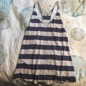 Striped Lulu Lemon workout tank